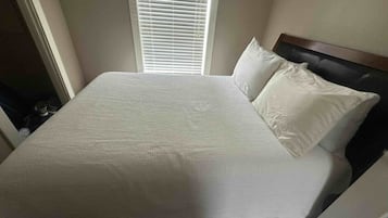 2 bedrooms, iron/ironing board, travel crib, free WiFi