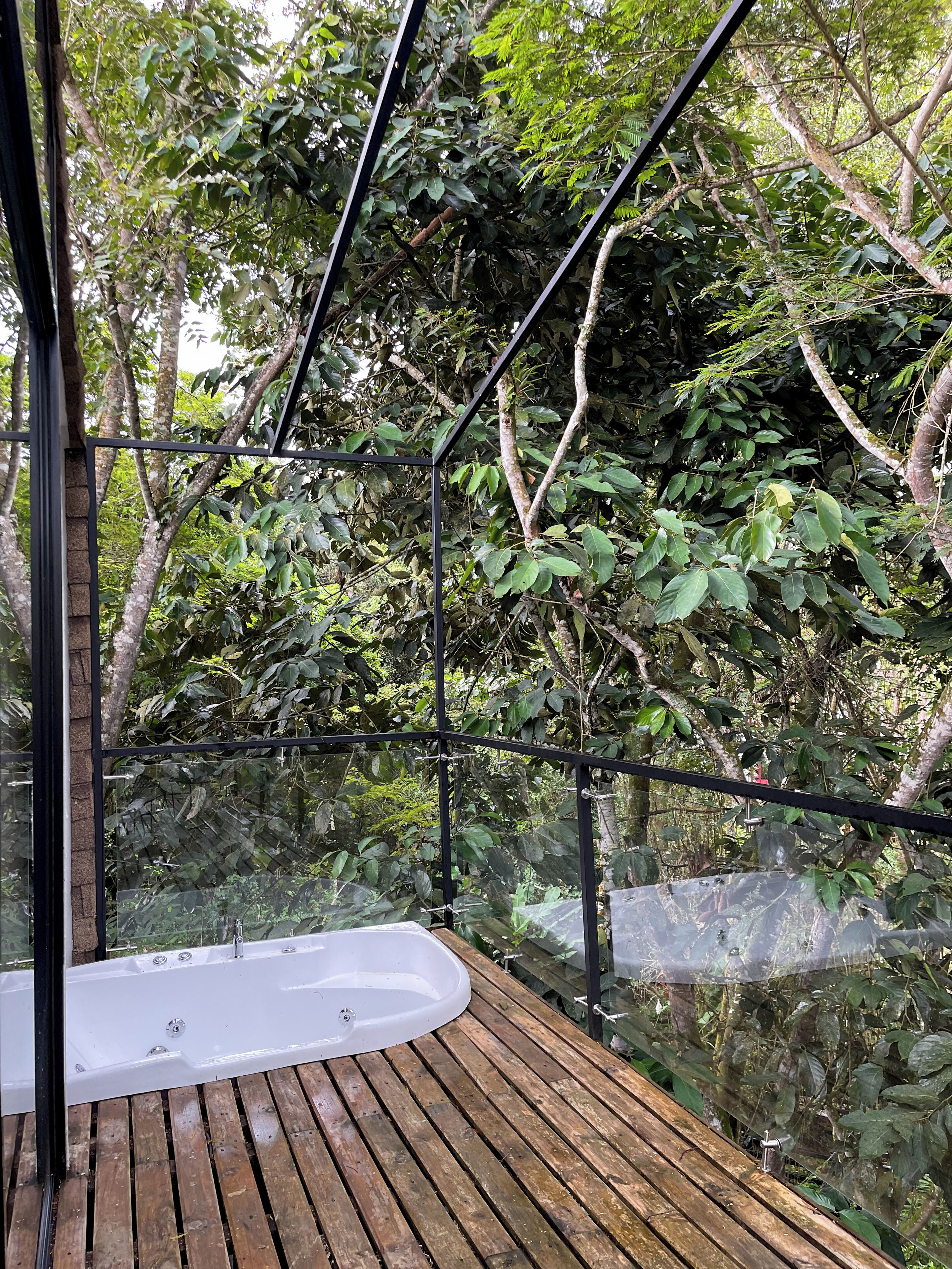 Familien-Ferienhütte, Balkon, Gartenblick | 1 Schlafzimmer, kostenloses WLAN