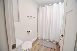 Hair dryer, towels, soap, shampoo - Charming Downtown Fort Mill Home w/ Large Backyard (Fort Mill)