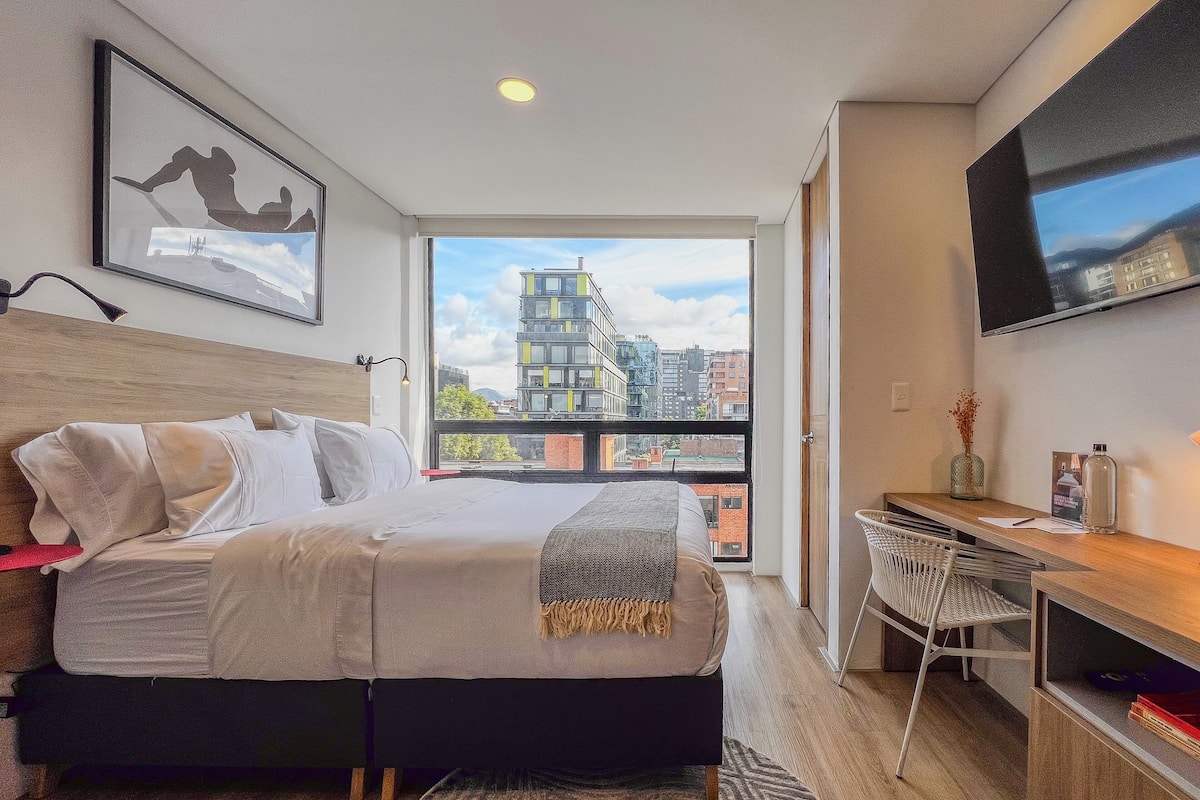 Nuevetres 515 | 1 bedroom, iron/ironing board, free WiFi, bed sheets