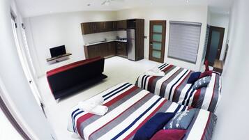 1 soverom, strykejern/-brett, wi-fi og sengetøy