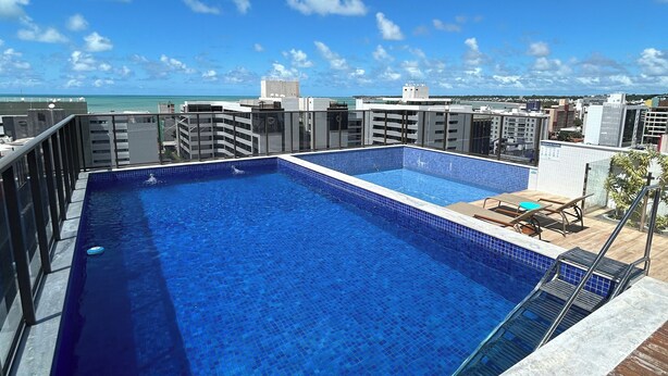 Outdoor pool - Melhores Flats - Belezinha perto do mar (João Pessoa)
