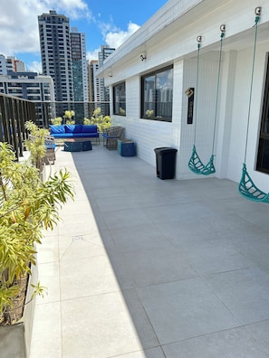 Rooftop terrace - Melhores Flats - Belezinha perto do mar (João Pessoa)