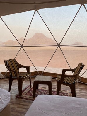Tente Luxe, balcon, vue montagne | Bureau, espace de travail pour ordinateur portable, rideaux occultants