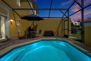 Indoor pool, a heated pool