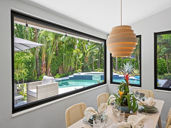 Dining - Welcome to Endless Summer, a Modern Tropical Oasis with Private Heated Pool and Relaxed Vibes! (Wilton Manors)