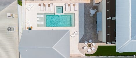 Una piscina riscaldata