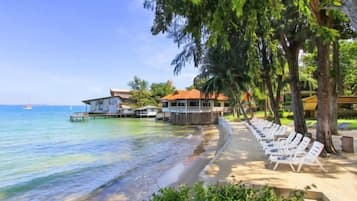 Privatstrand in der Nähe