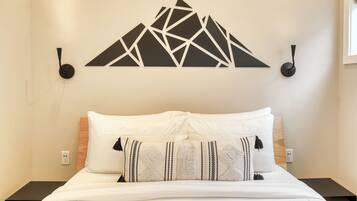 Cabane Familiale, cuisine, vue montagne | 2 chambres, couette en duvet d'oie, décoration personnalisée