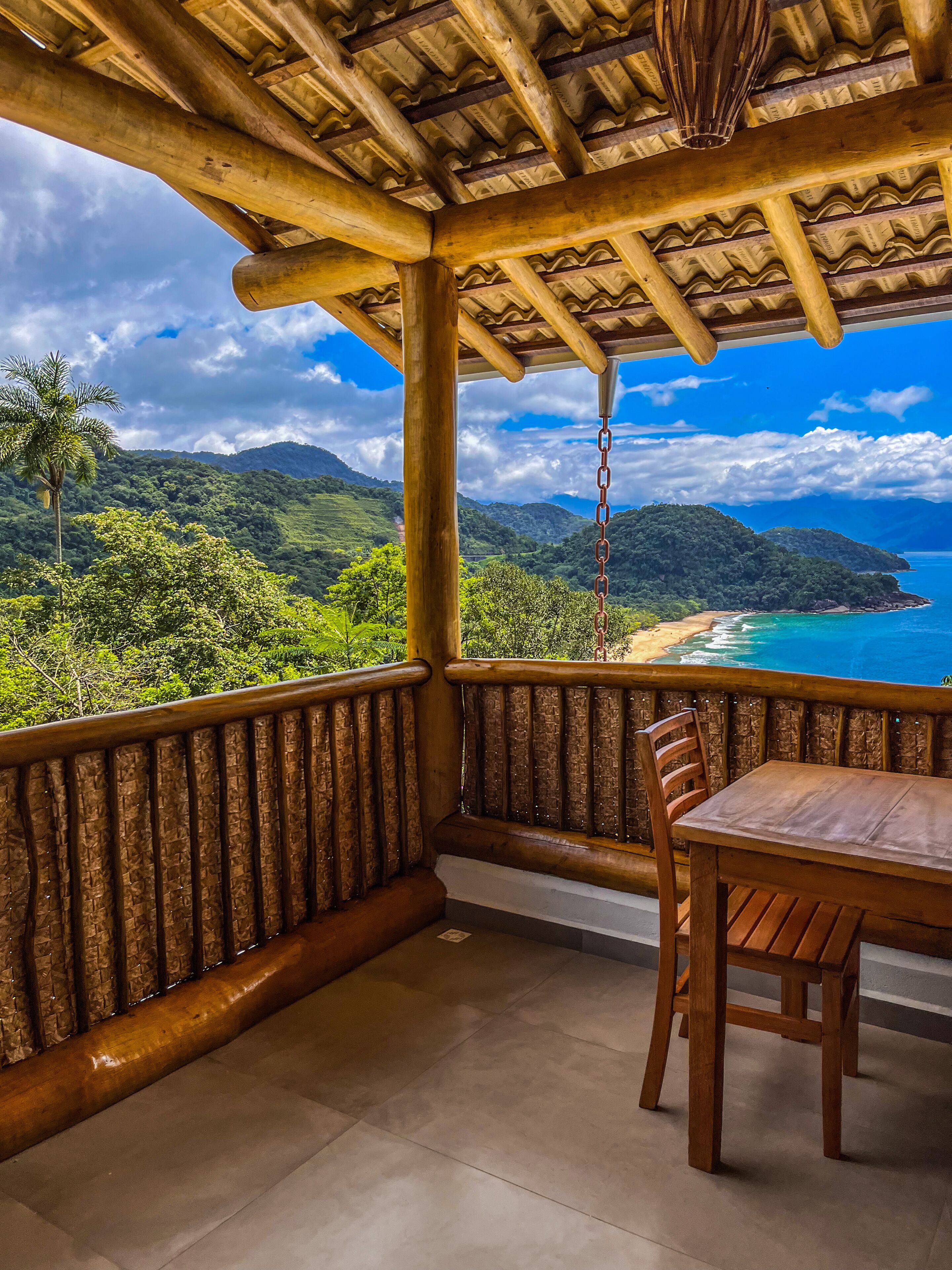 スーペリア スタジオ ラナイ シービュー | 屋外ダイニングエリア