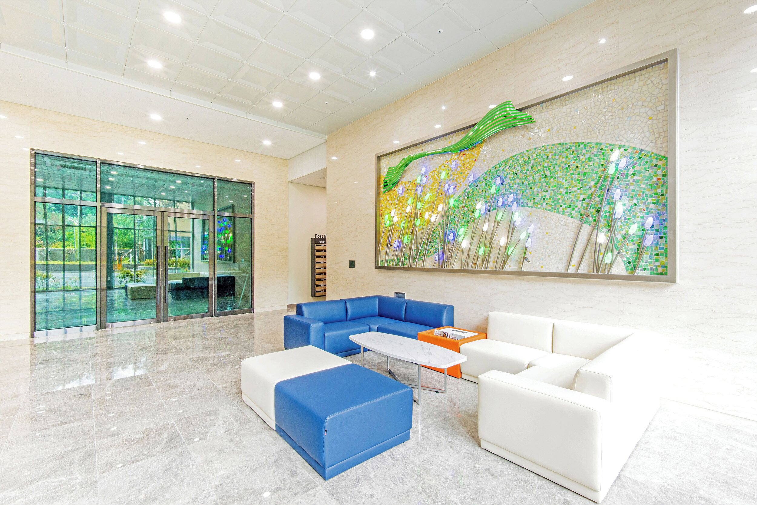 Lobby sitting area