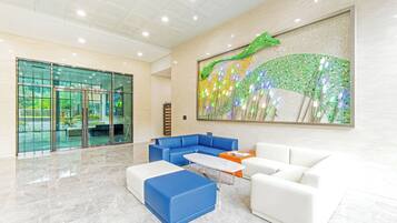 Lobby sitting area
