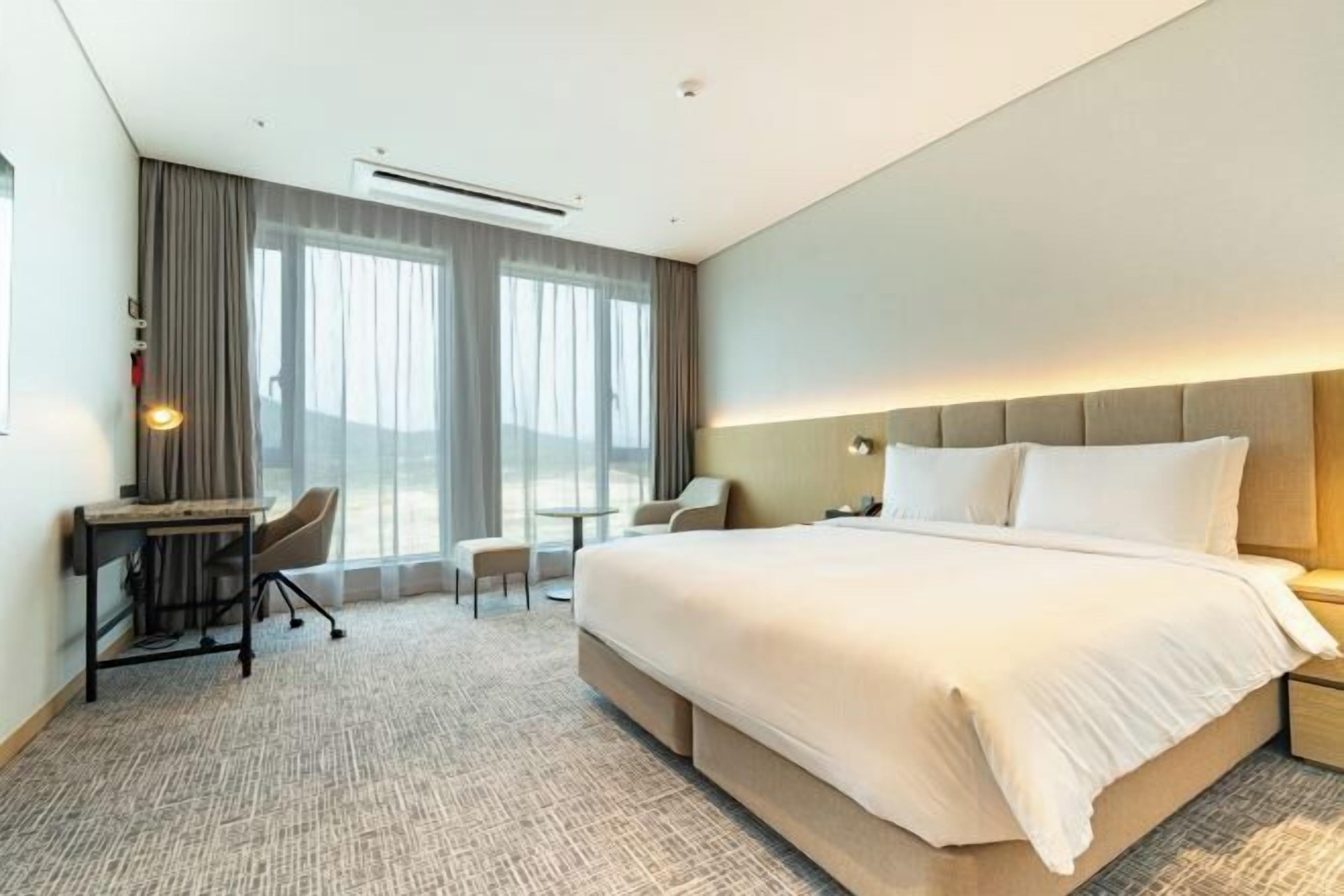 Free minibar items, in-room safe, blackout drapes, iron/ironing board