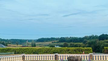 Vue depuis lâhĂ©bergement