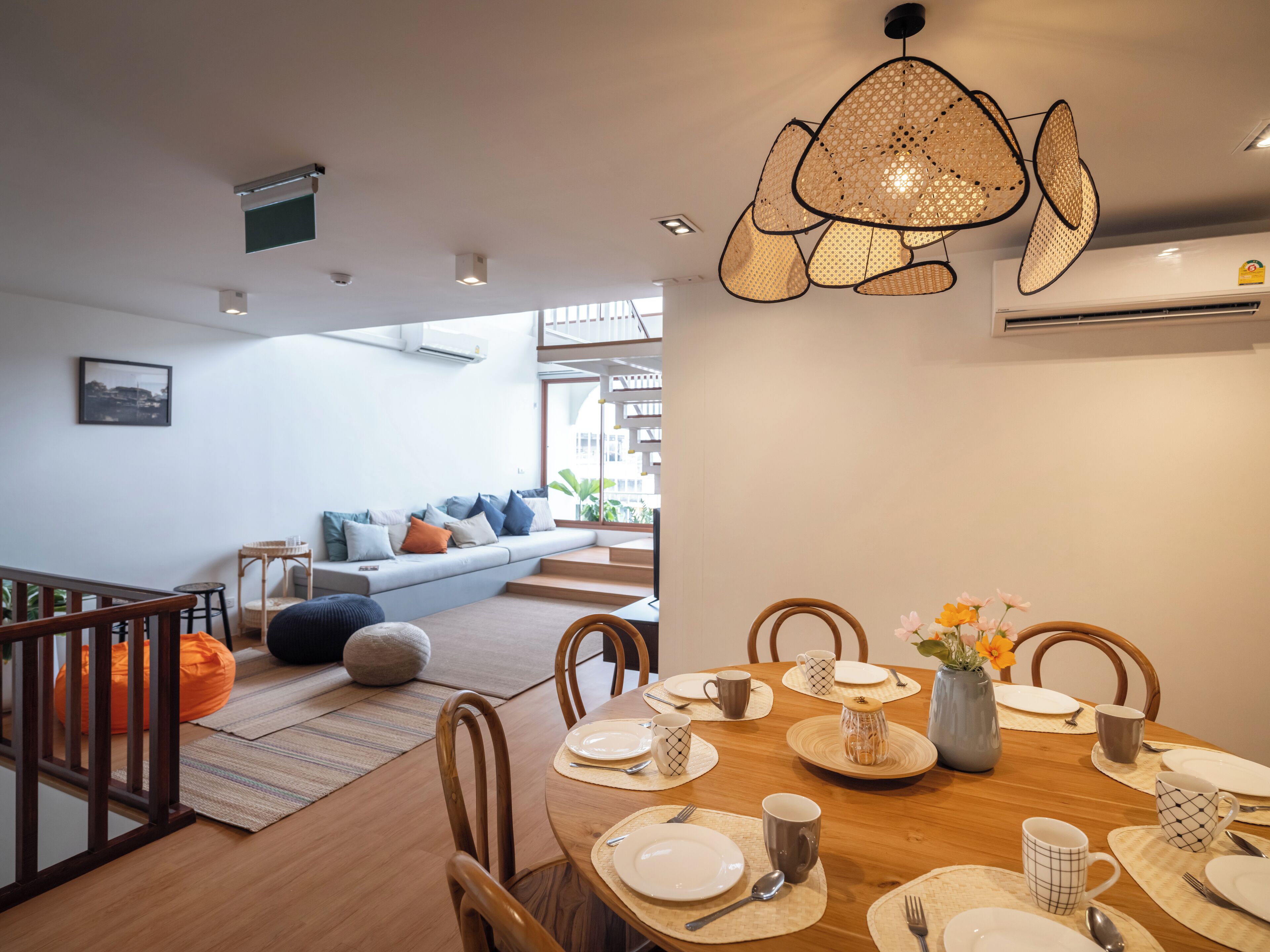 Presidential Apartment, 4 Bedrooms, City View | Living area