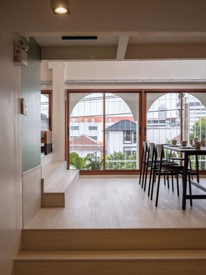 Executive Apartment, 4 Bedrooms, City View | Living area | TV - Bedtime Storeys (Bangkok)