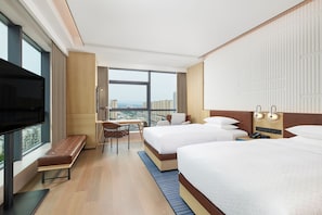 Executive Room, 2 Double Beds | Hypo-allergenic bedding, down duvets, minibar, in-room safe - Four Points by Sheraton Xuancheng, Jingxian (Xuancheng)