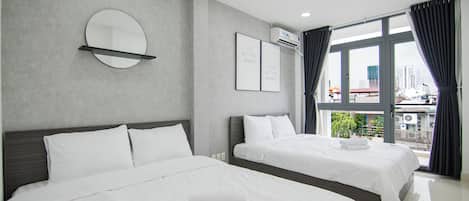 City-House, Stadtblick | 3 Schlafzimmer, Schreibtisch, Verdunkelungsvorhänge
