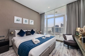 Studio Prestige, vue sur le canal | 1 chambre, literie de qualité