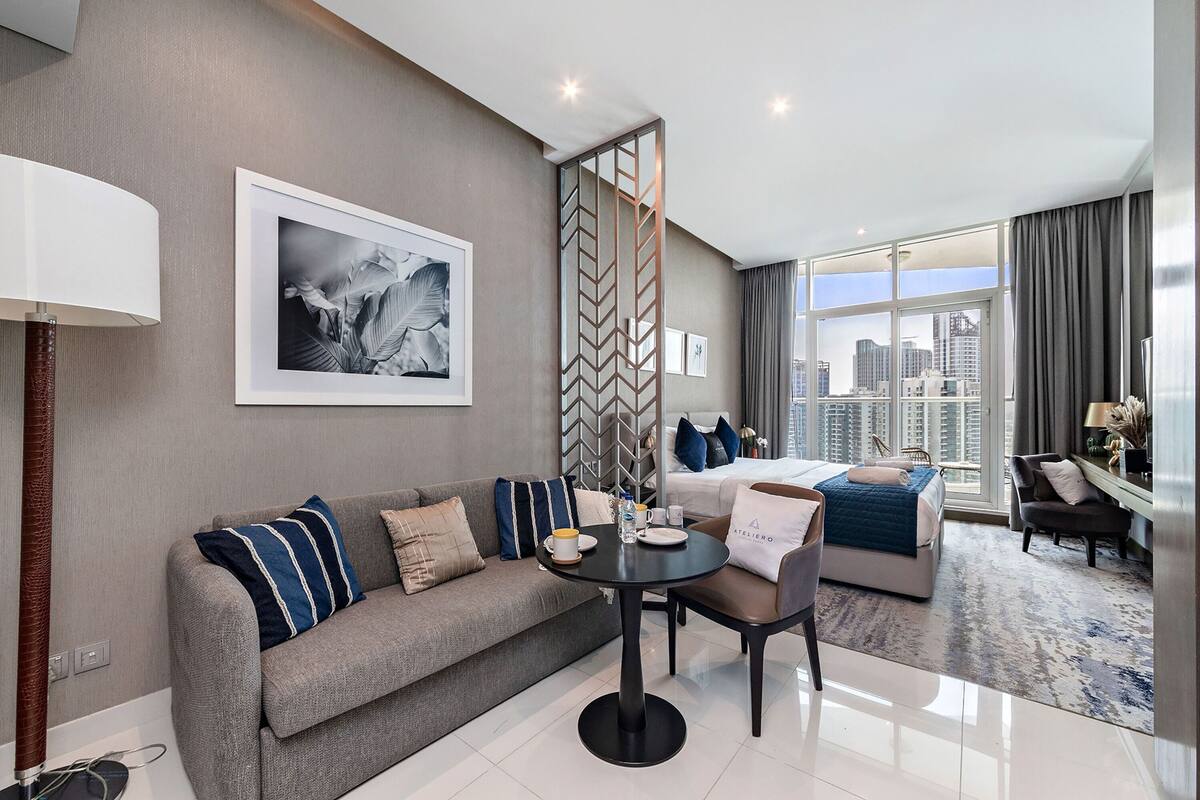 Studio Prestige, vue sur le canal | 1 chambre, literie de qualité