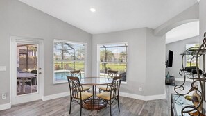 Dining - Waterside Retreat - Beautiful south facing Rotonda waterfront home with pool (Rotonda)