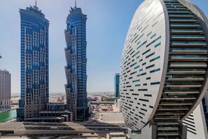 Comfort Apartment, 1 Bedroom, Balcony, City View | View from room - Stylish 1BR at DAMAC Merano Tower (Dubai)