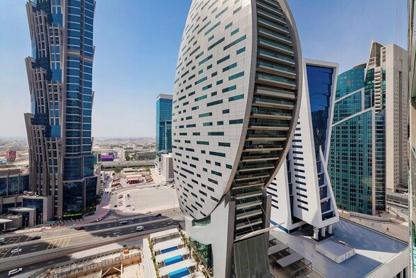 Comfort Apartment, 1 Bedroom, Balcony, City View | View from room - Stylish 1BR at DAMAC Merano Tower (Dubai)