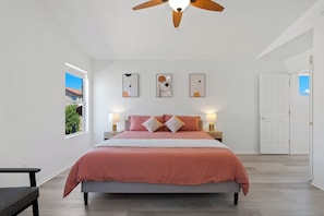 4 bedrooms, desk, iron/ironing board, free WiFi