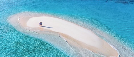 Utsikt mot havet/stranden