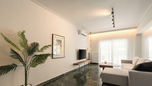 Luxury Apartment, 4 Bedrooms, Kitchen, City View | Living area -  Luxury in Athens - Apartment with Terrace (Athens)
