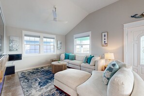 Fernseher, Kamin, Tischfußball