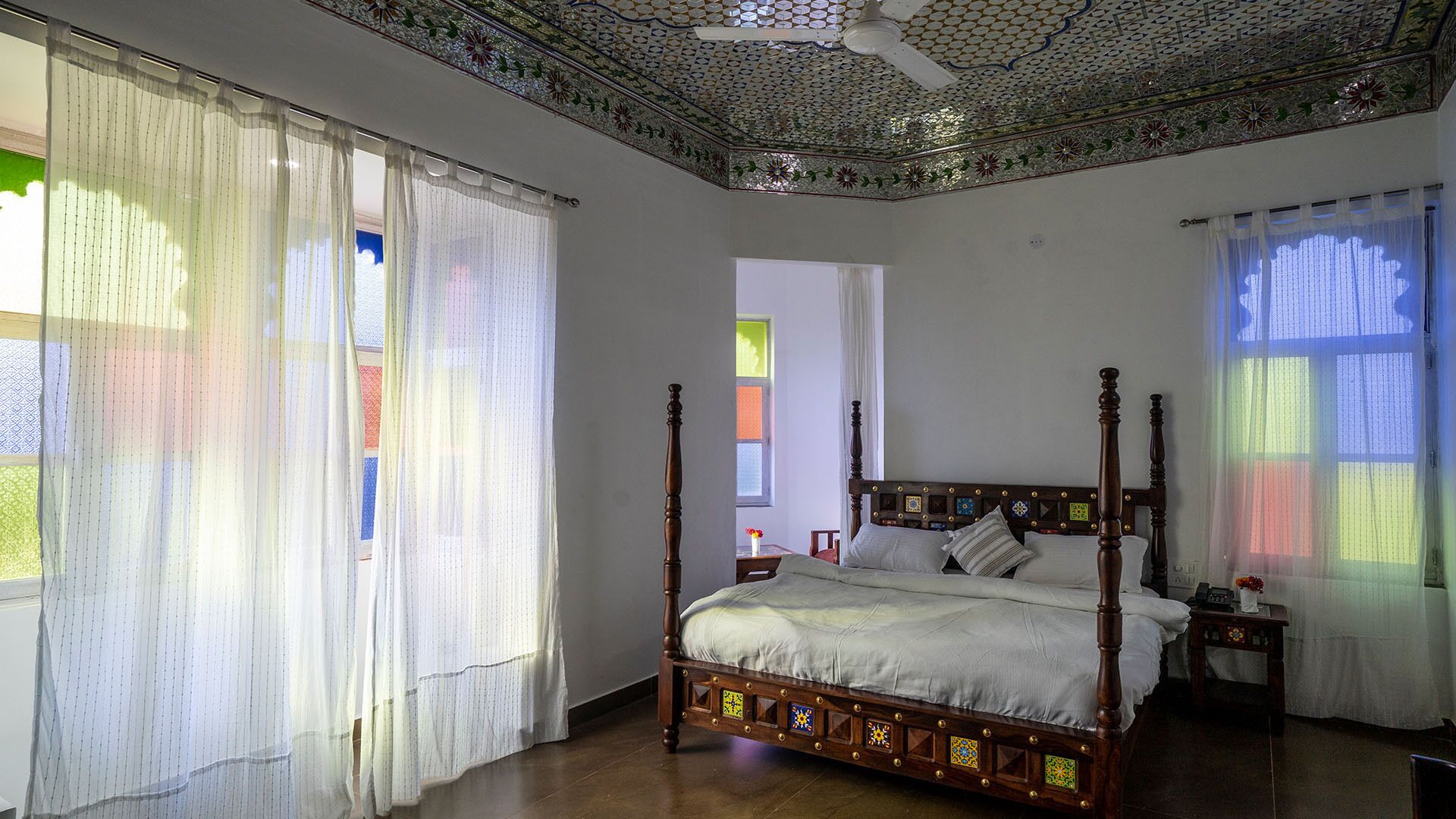 奢华双人房 | 办公桌、笔记本电脑工作区、隔音、免费 WiFi