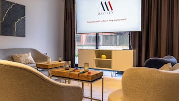 Siddeområde i lobbyen