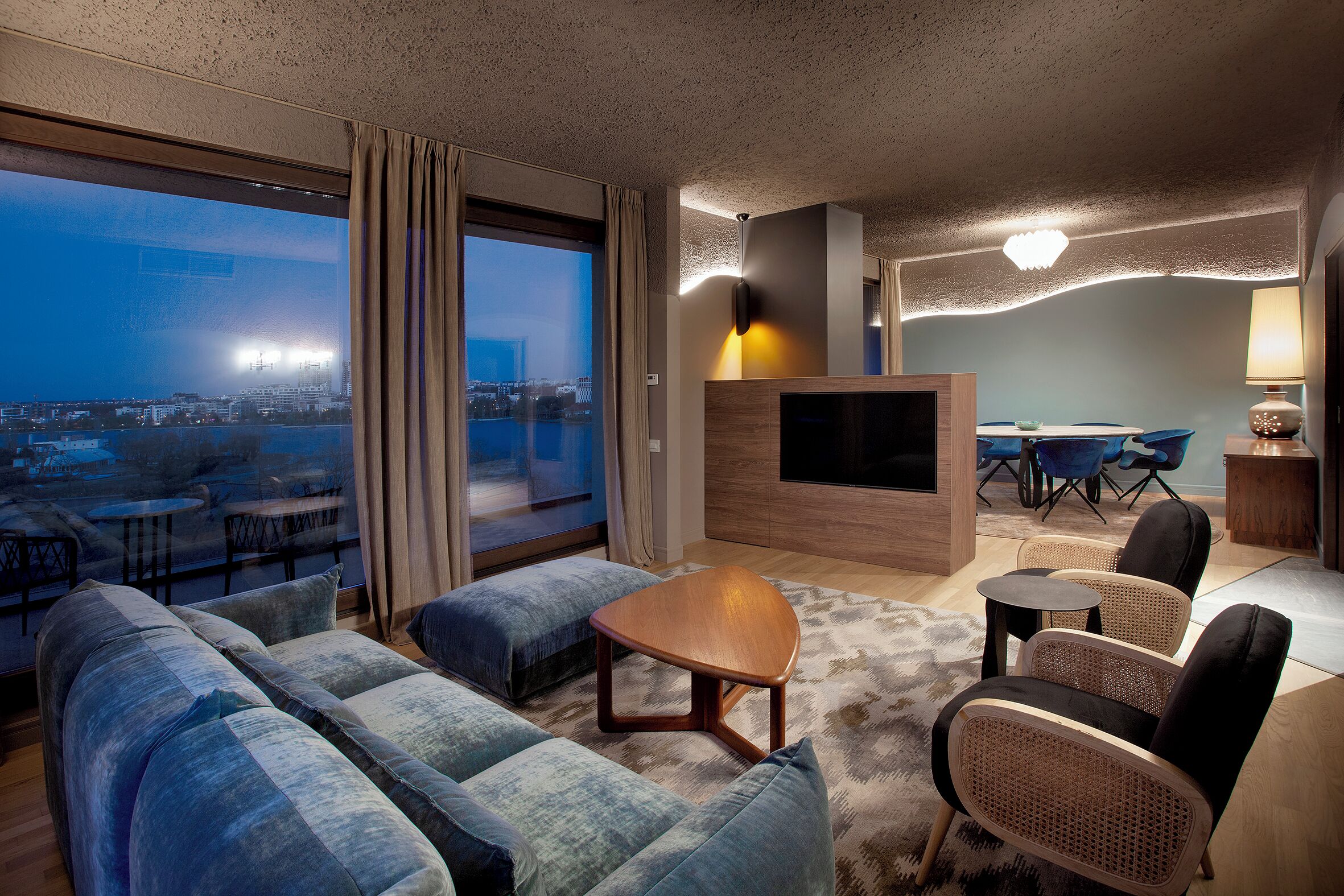 Presidential Apartment, 3 Bedrooms, Lake View | Premium bedding, memory foam beds, in-room safe, desk