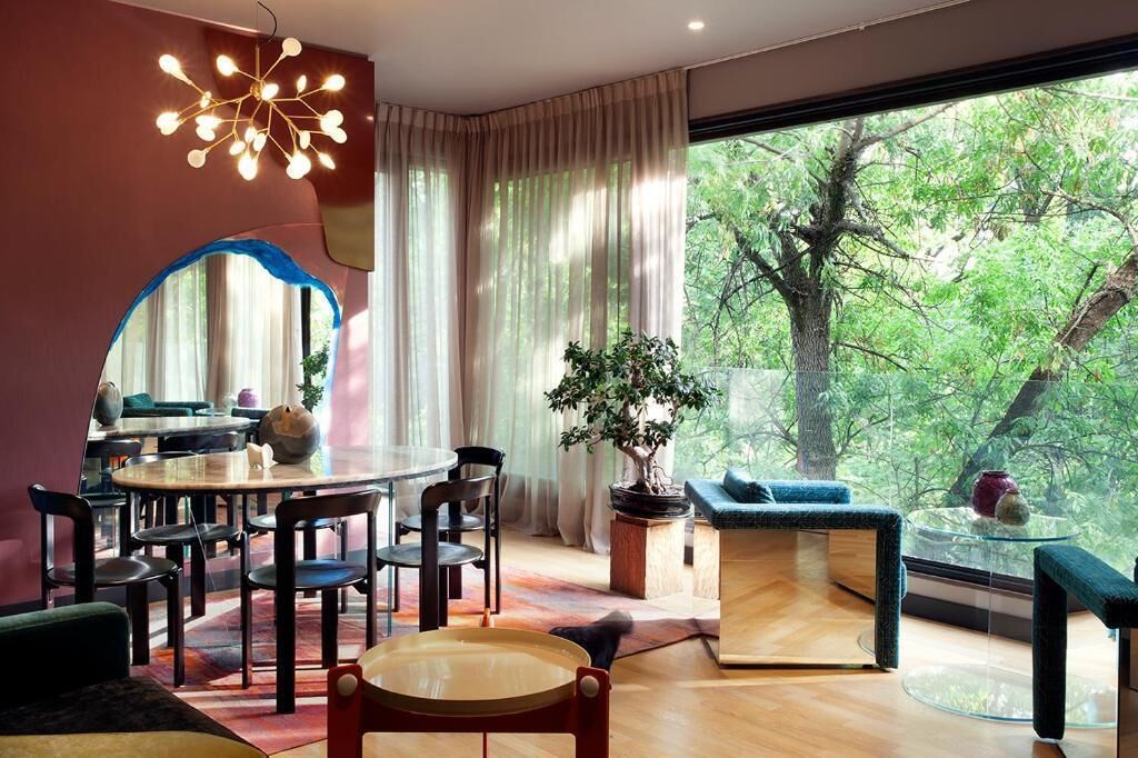 Deluxe Apartment, 1 Bedroom, Park View | Living area | 170-inch Smart TV with cable channels, TV, Netflix