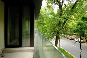 Departamento Deluxe, vista al parque | Vista del balcón