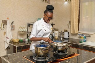 Electric kettle, griddle, eco-friendly cleaning products, paper towels