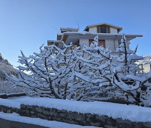 Façade de l’hébergement