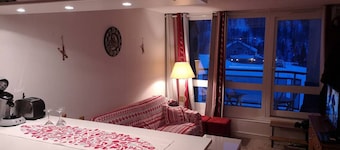 Cozy studio at the foot of the slopes with balcony - Isola 2000