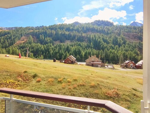 Studio cosy au pied des pistes avec balcon - Isola 2000