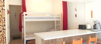 Cozy studio at the foot of the slopes with balcony - Isola 2000