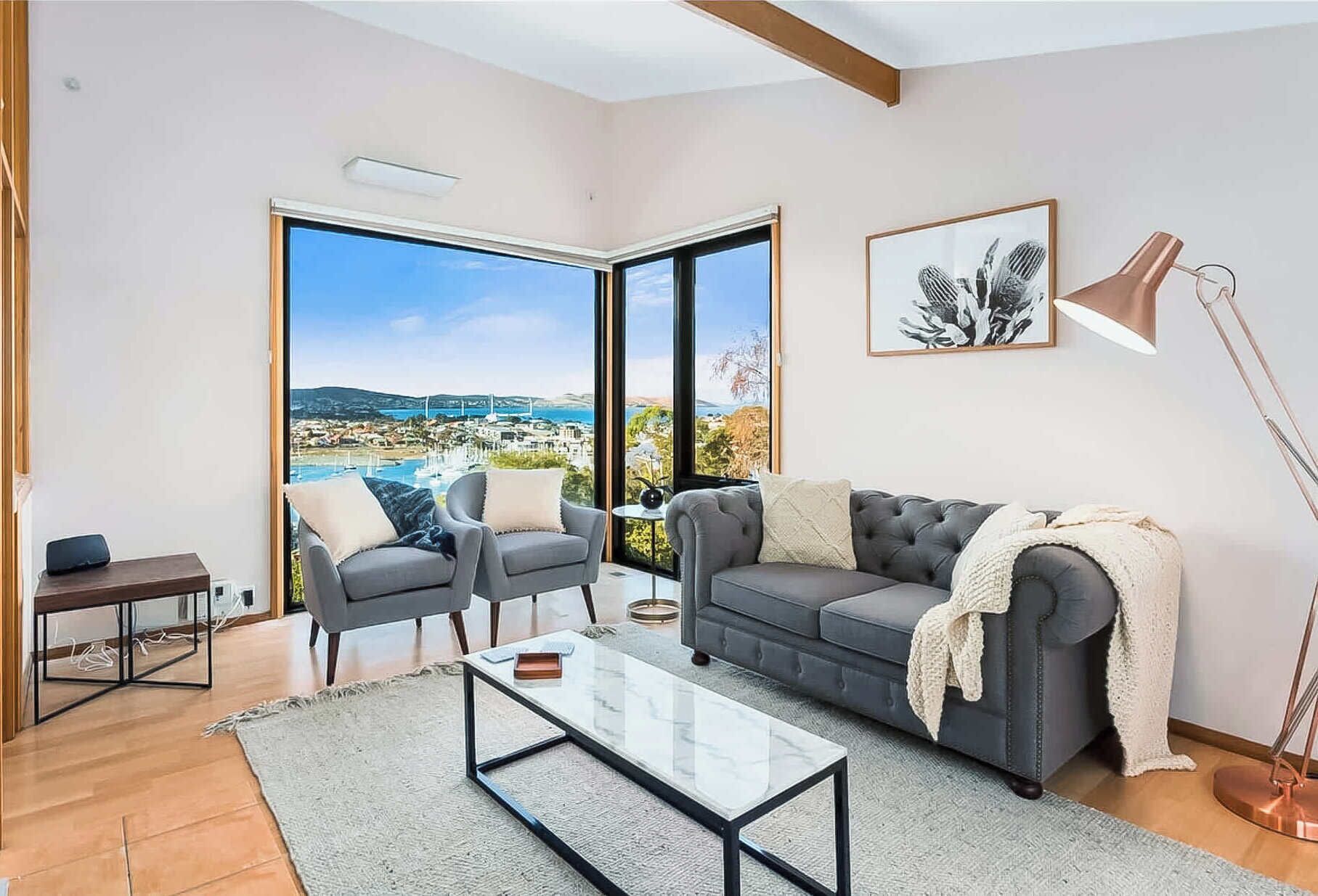 TV, fireplace, stereo, offices