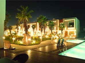 Front of property - evening/night