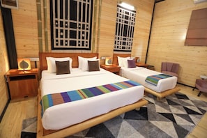 Egyptian cotton sheets, premium bedding, memory foam beds, free minibar