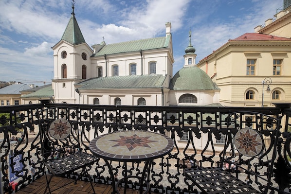 Appartement Deluxe, balcon, vue ville | Balcon