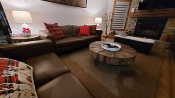 TV connectée, cheminée, espaces bureaux