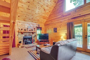 House (3 Bedrooms) | Interior - Cozy Cabin w/ Hot Tub < Half-mi to Douglas Lake! (Sevierville)