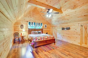 House (3 Bedrooms) | Interior - Cozy Cabin w/ Hot Tub < Half-mi to Douglas Lake! (Sevierville)