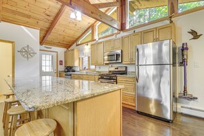 House (3 Bedrooms) | Interior - Peaceful Highland Lake Home w/ Kayaks, Dock Access (Bridgton)