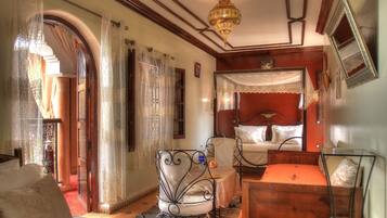 Quadruple Room, Courtyard View | In-room safe, iron/ironing board, free WiFi